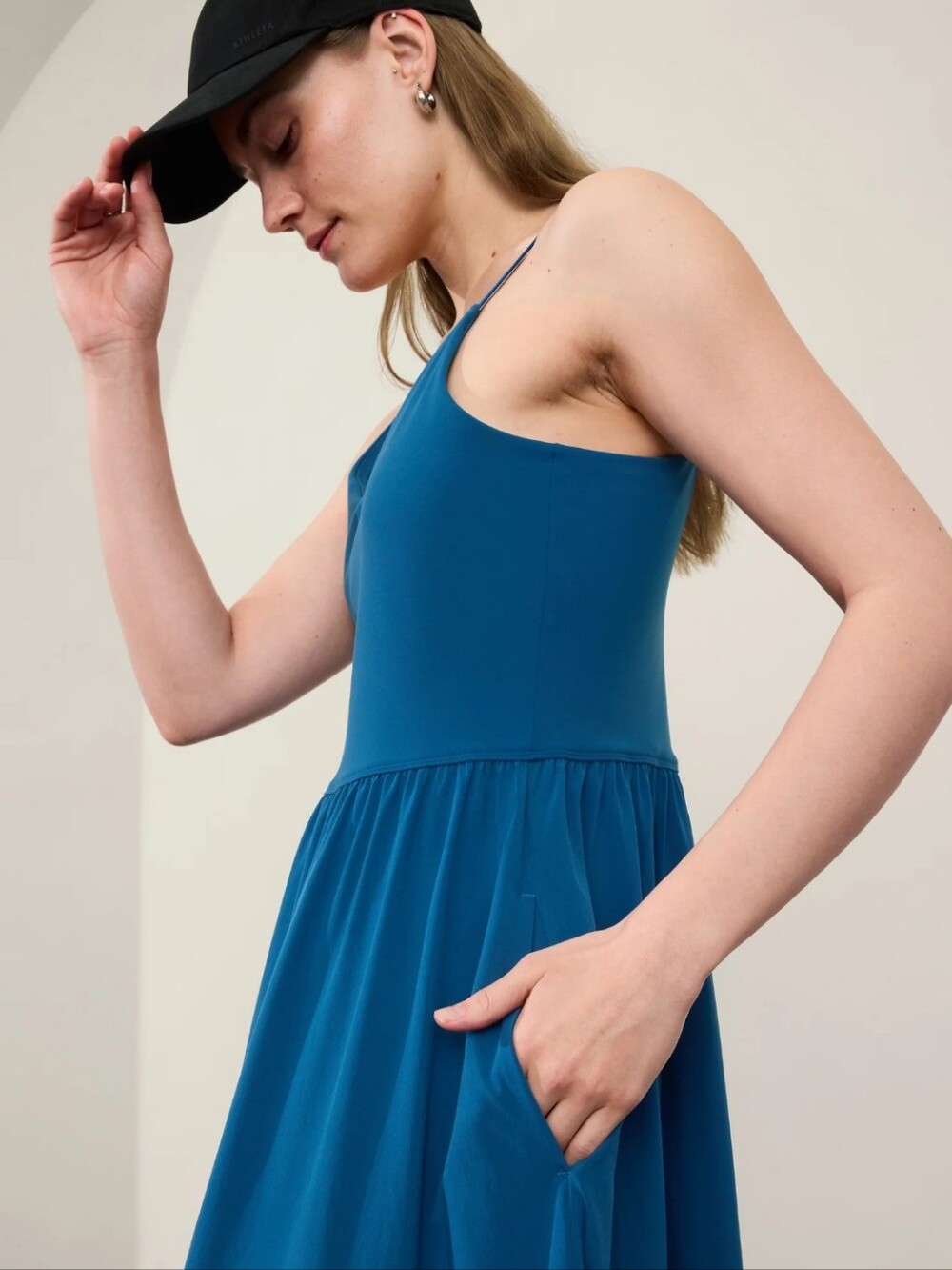 Athleta Elation V Neck Hybrid Dress - Picture 3 of 7